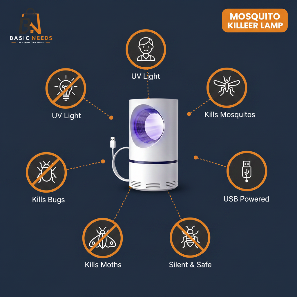 Mosquito Killer Lamp Infographic