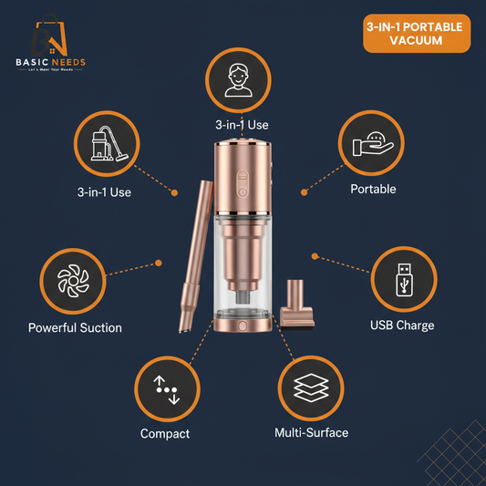 Portable Vacuum Infographic